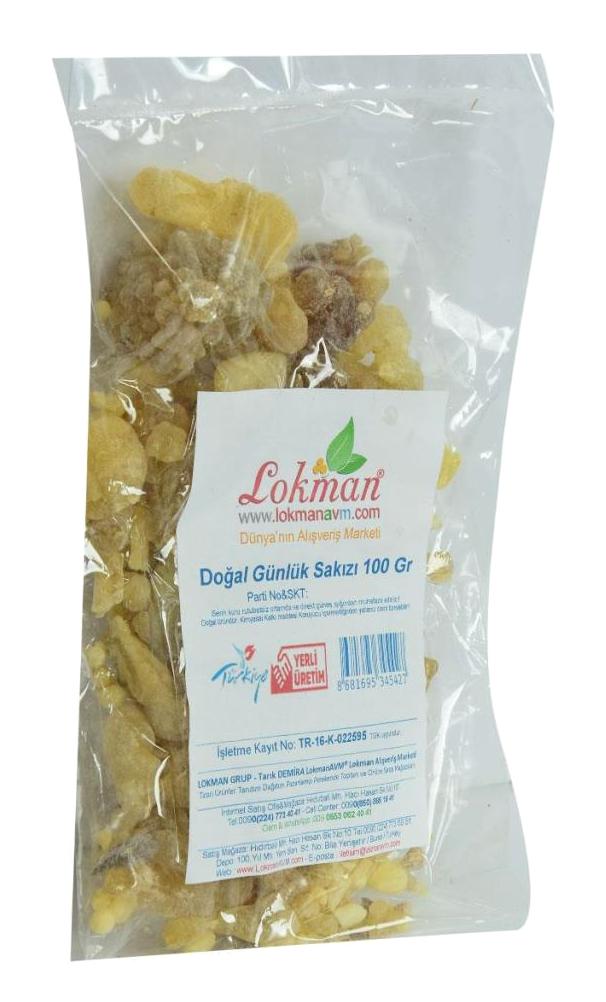 Lokman Avm Vegan Doğal Çam Sakızı Tane 100 gr