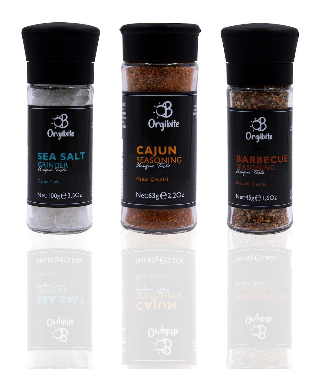 Orgibite Vegan Tane Baharat Seti 3 x 65 gr