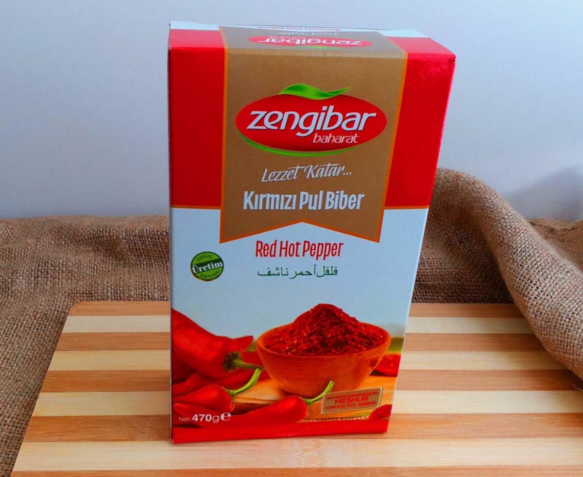 Zengibar Vegan İpek Acı Pul Biber Toz 470 gr