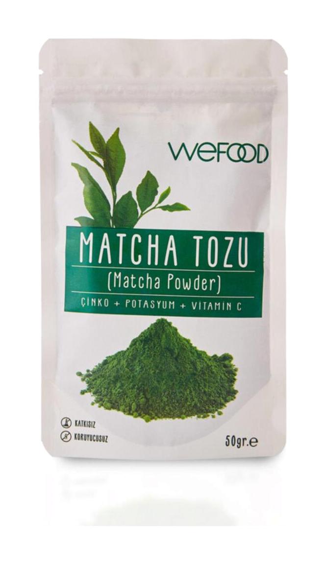 Wefood Vegan Matcha Toz 50 gr