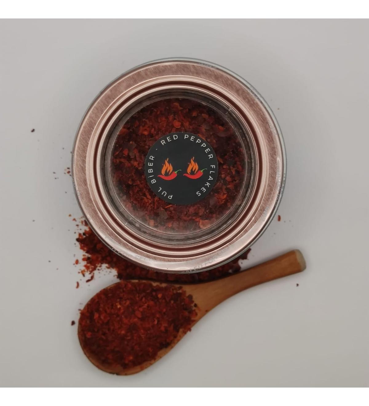 Bereketlievim Acı Pul Biber Toz 60 gr Özel Kutusunda