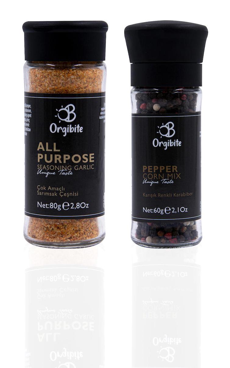 Orgibite Vegan Sarımsak Tozu Tane 2 x 65 gr