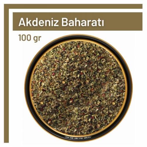 Tos The Organic Spices II Glutensiz Akdeniz Baharatı Toz 100 gr