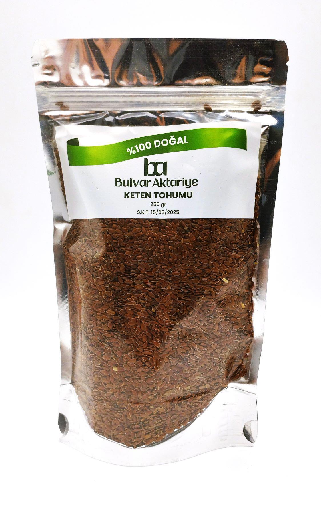 Bulvar Aktar Vegan Keten Tohumu Tane 250 gr