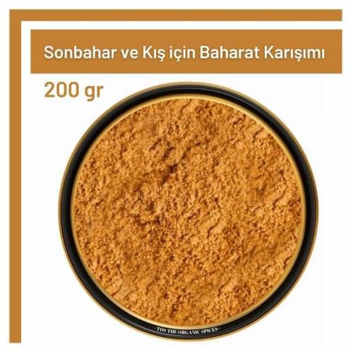 Tos The Organic Spices Sonbahar ve Kış için Glutensiz Baharat Karışımı Toz 200 gr
