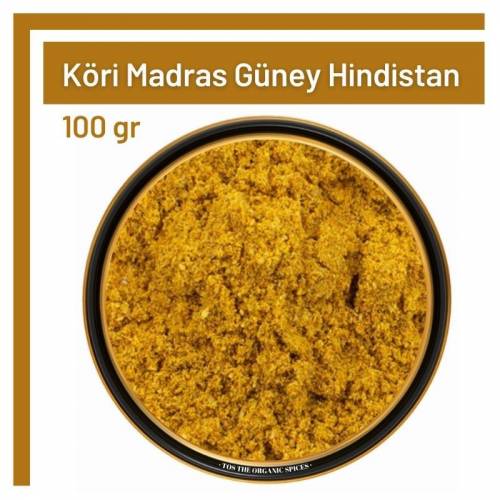 Tos The Organic Spices Glutensiz Madras Güney Hindistan Köri Toz 100 gr