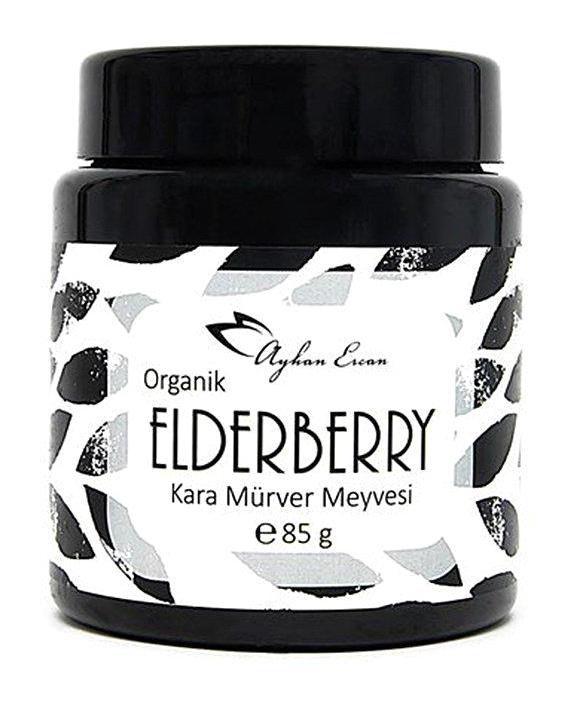 Ayhan Ercan Vegan Kara Mürver Meyvesi Toz 85 gr
