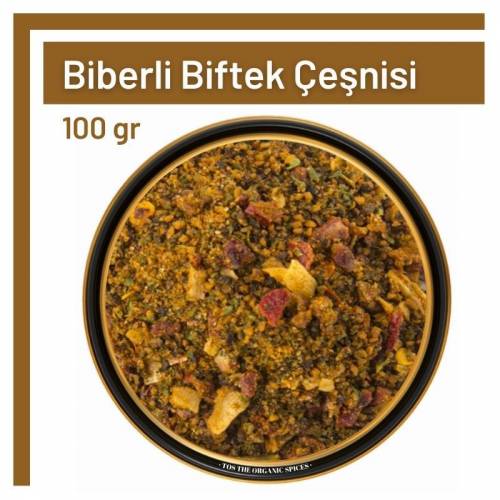 Tos The Organic Spices Glutensiz Biberli Et Çeşnisi Toz 100 gr