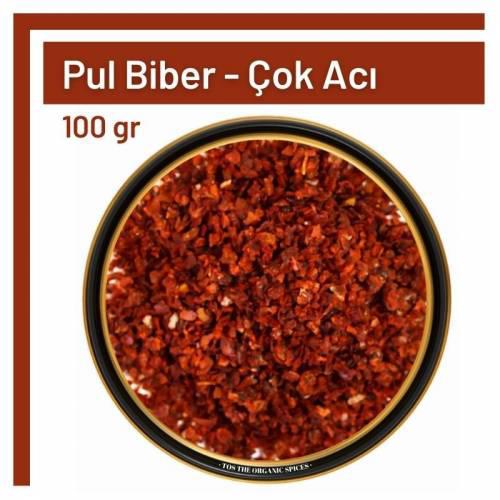 Tos The Organic Spices Acı Pul Biber Toz 100 gr