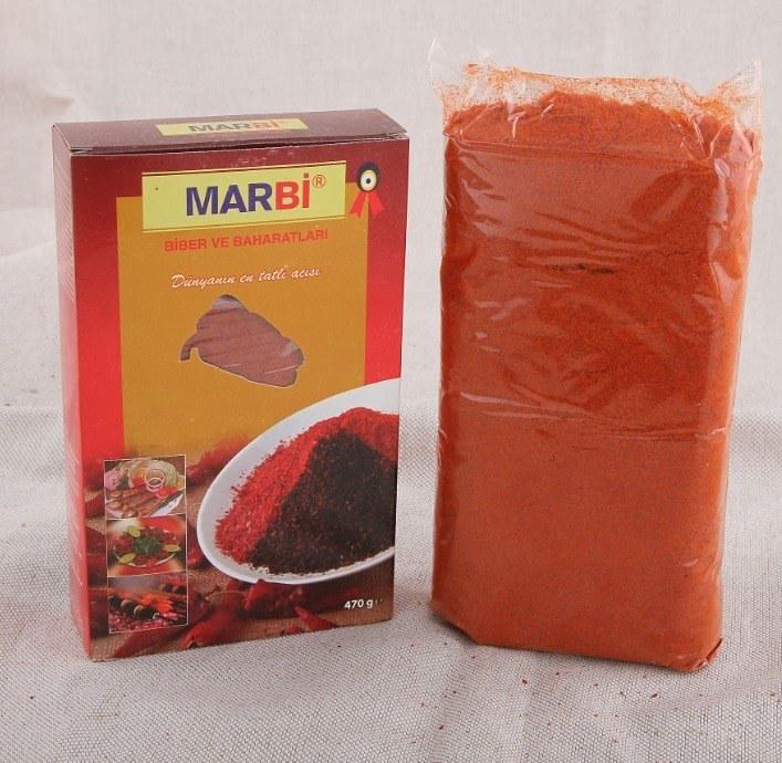 Marbi Biber Ve Baharat Acı Toz Biber 450 gr