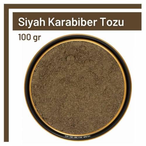 Tos The Organic Spices Piper Nigrum Vegan Siyah Karabiber Toz 100 gr