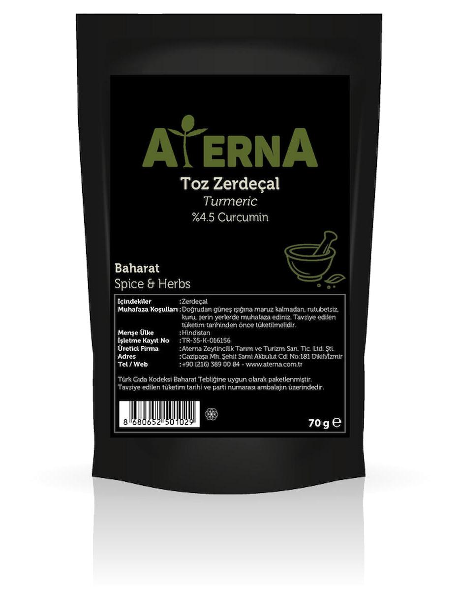 Aterna Glutensiz Zerdeçal Toz 70 gr