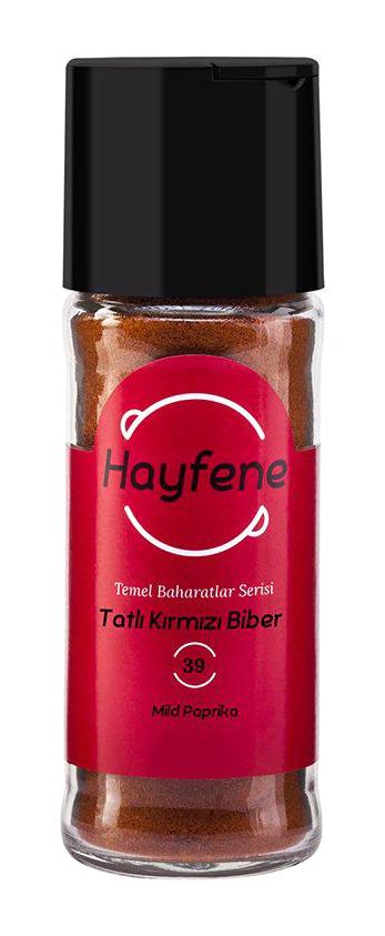 Hayfene Vegan Tatlı Kırmızı Biber Toz 45 gr