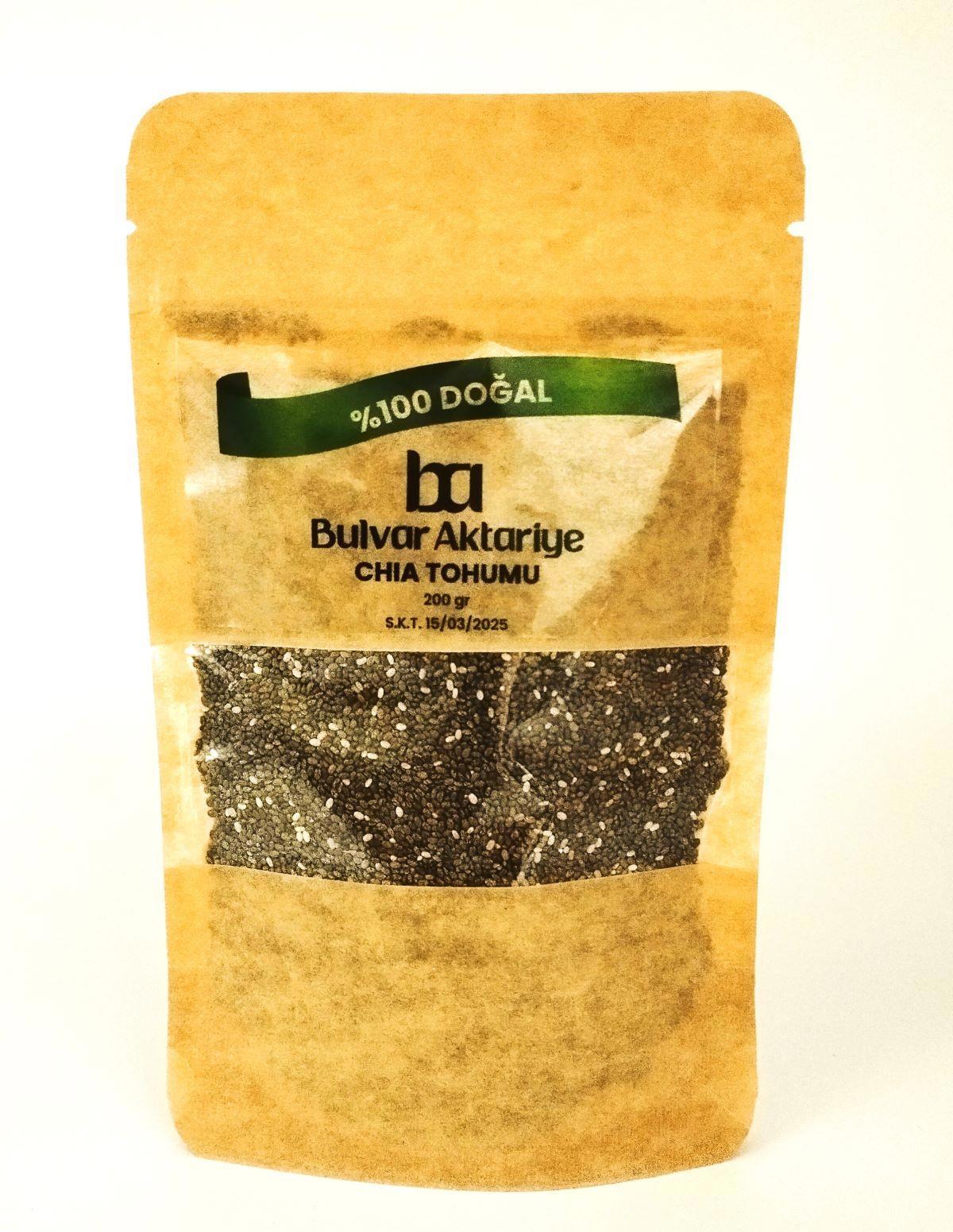 Bulvar Aktar Vegan Chia Tohumu Toz 200 gr