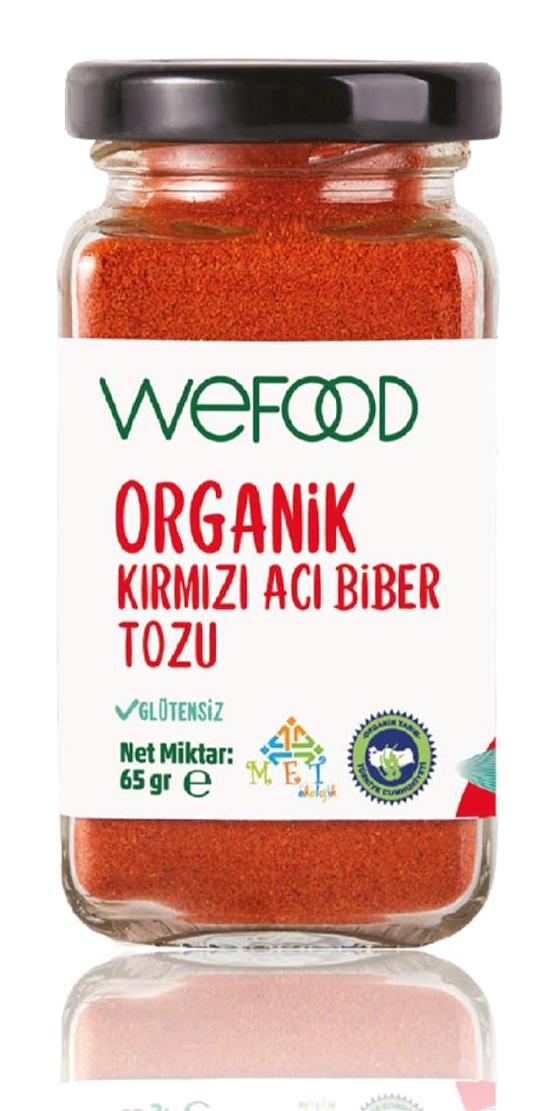 Wefood Glutensiz Acı Toz Biber 65 gr
