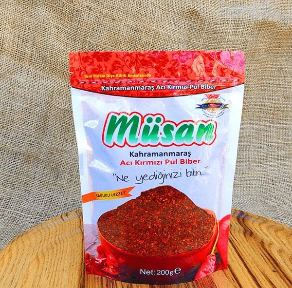 Maraş Market Doğal Pul Biber Toz 175 gr