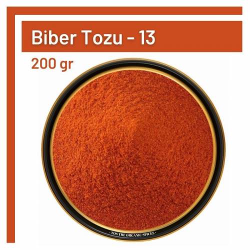 Tos The Organic Spices No:13 Glutensiz Biber Toz 200 gr