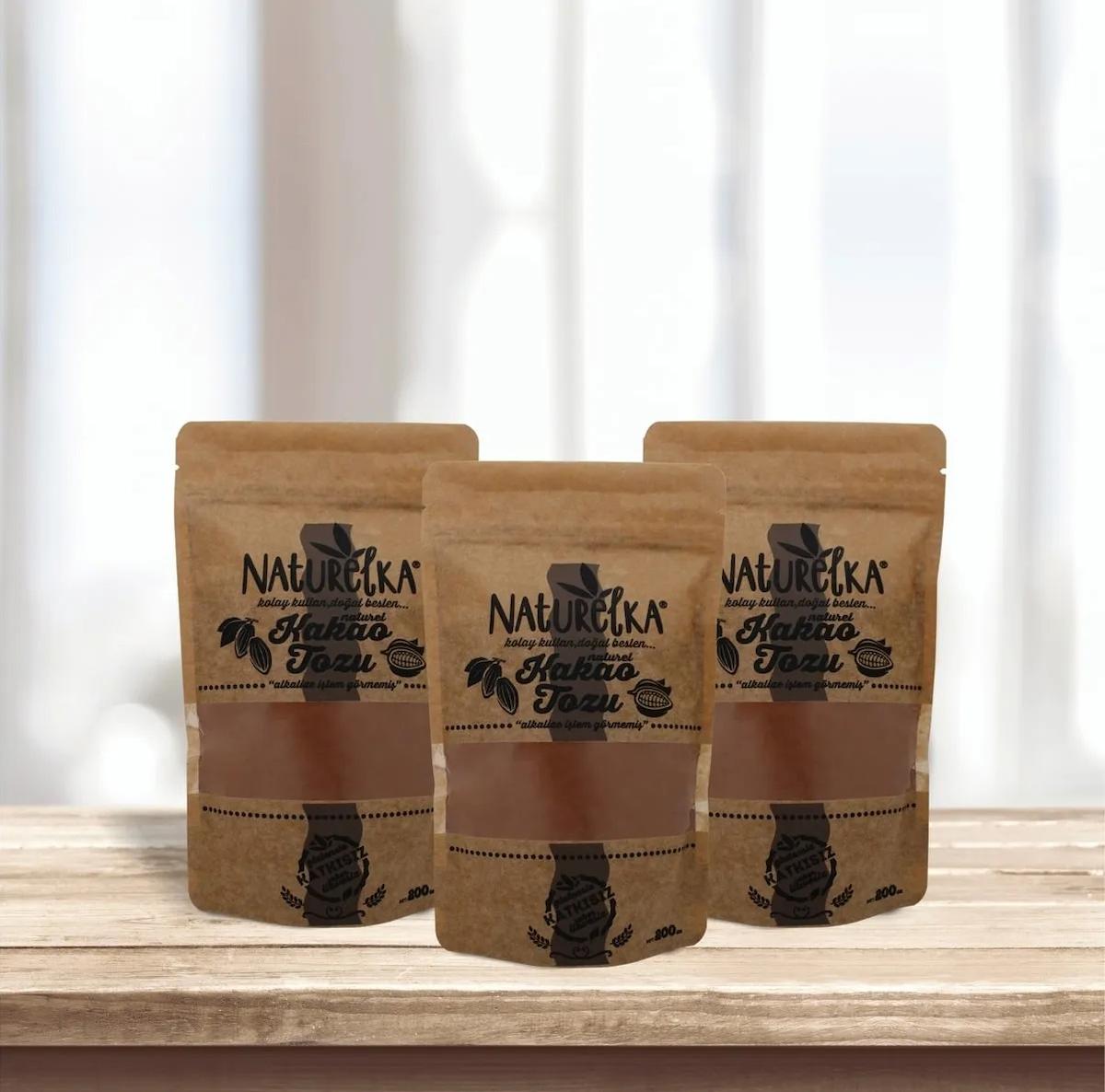 Naturelka Vegan Toz Kakao 3 x 200 gr