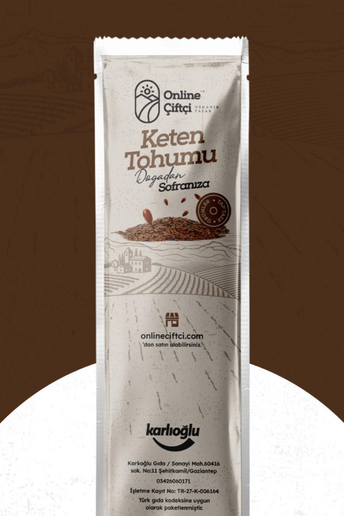 Online Çiftçi Doğal Keten Tohumu Toz 100 gr