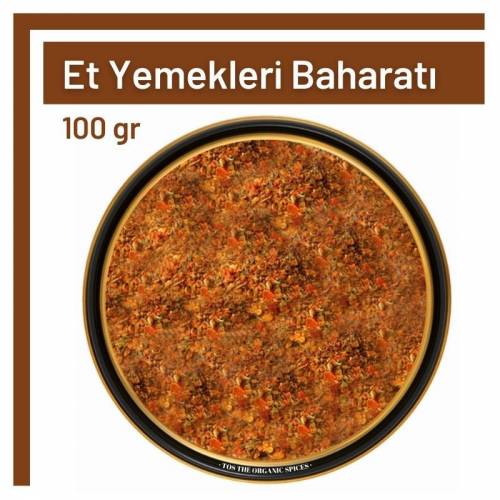 Tos The Organic Spices 1.Kalite Baharat Et Çeşnisi Toz 100 gr