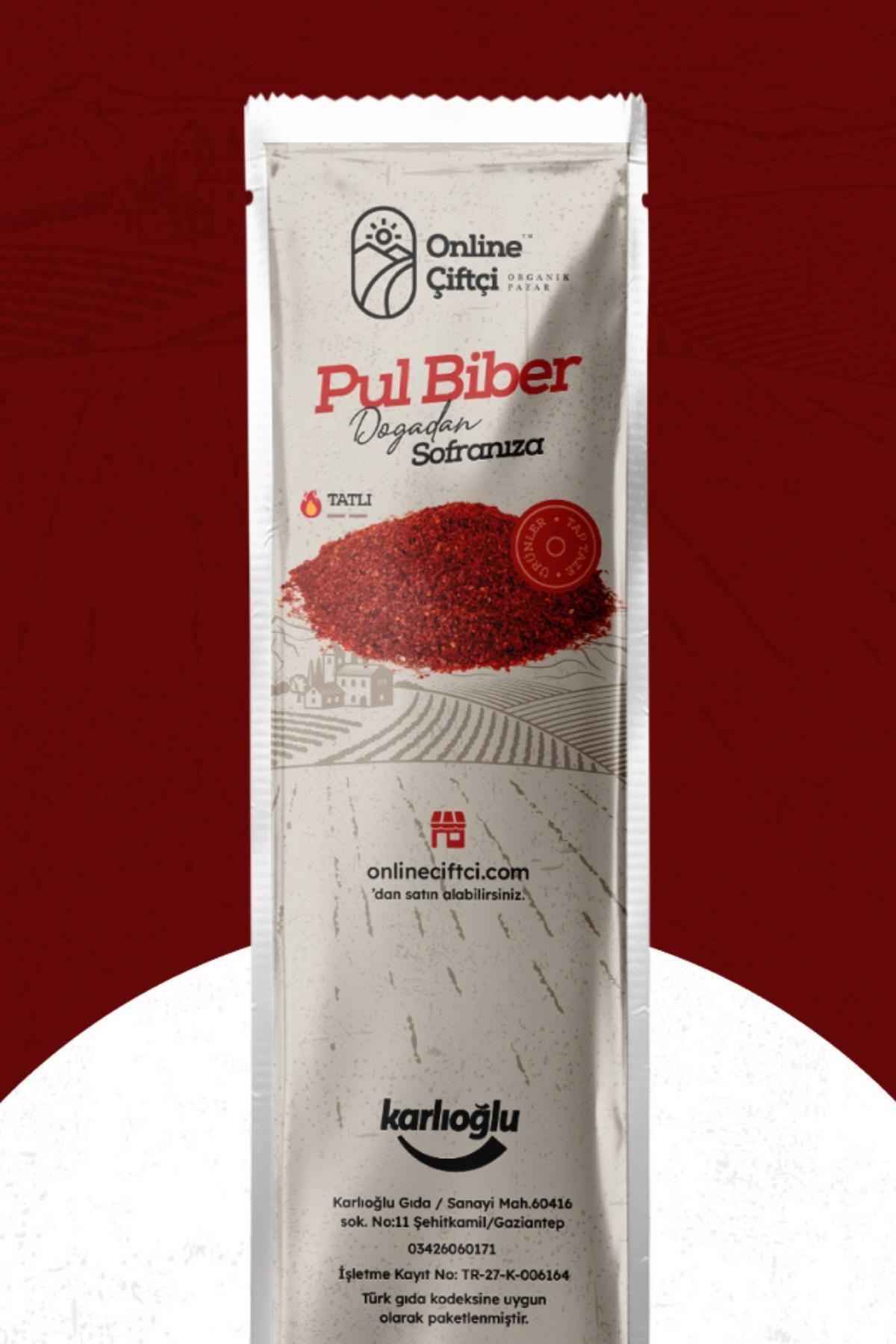 Online Çiftçi Doğal Pul Biber Toz 80 gr