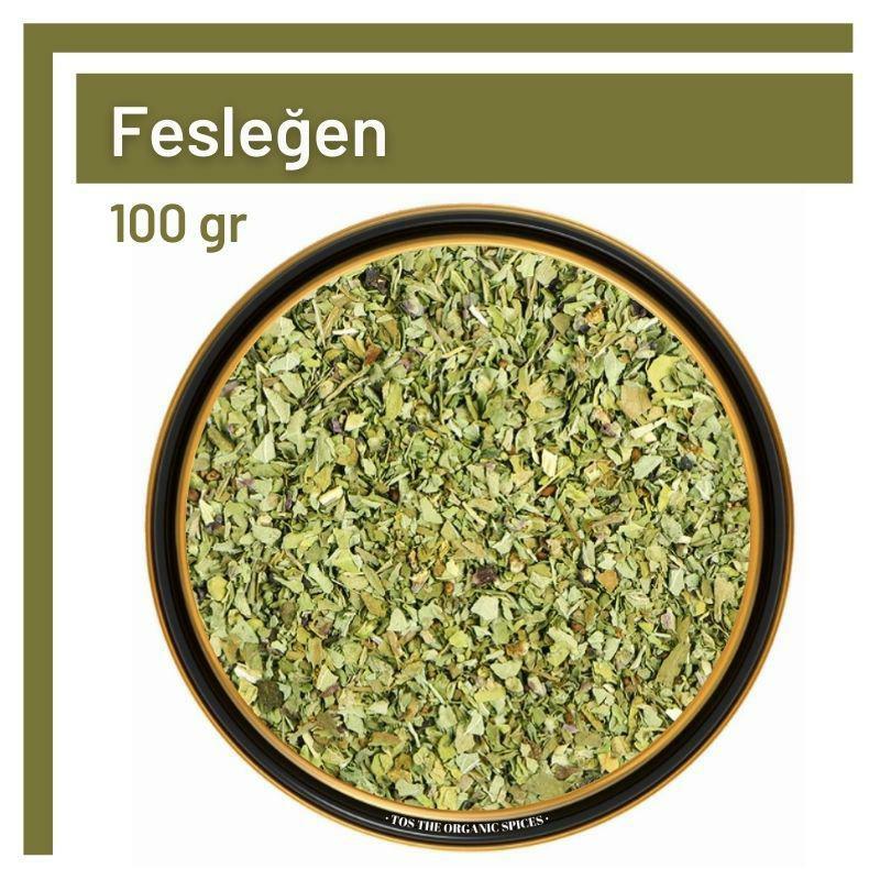 Tos The Organic Spices Vegan Fesleğen Toz 100 gr