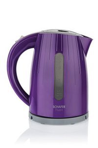 Schafer Fluent Plastik 1.7 lt 2000 W Işıklı Klasik Mor Kettle