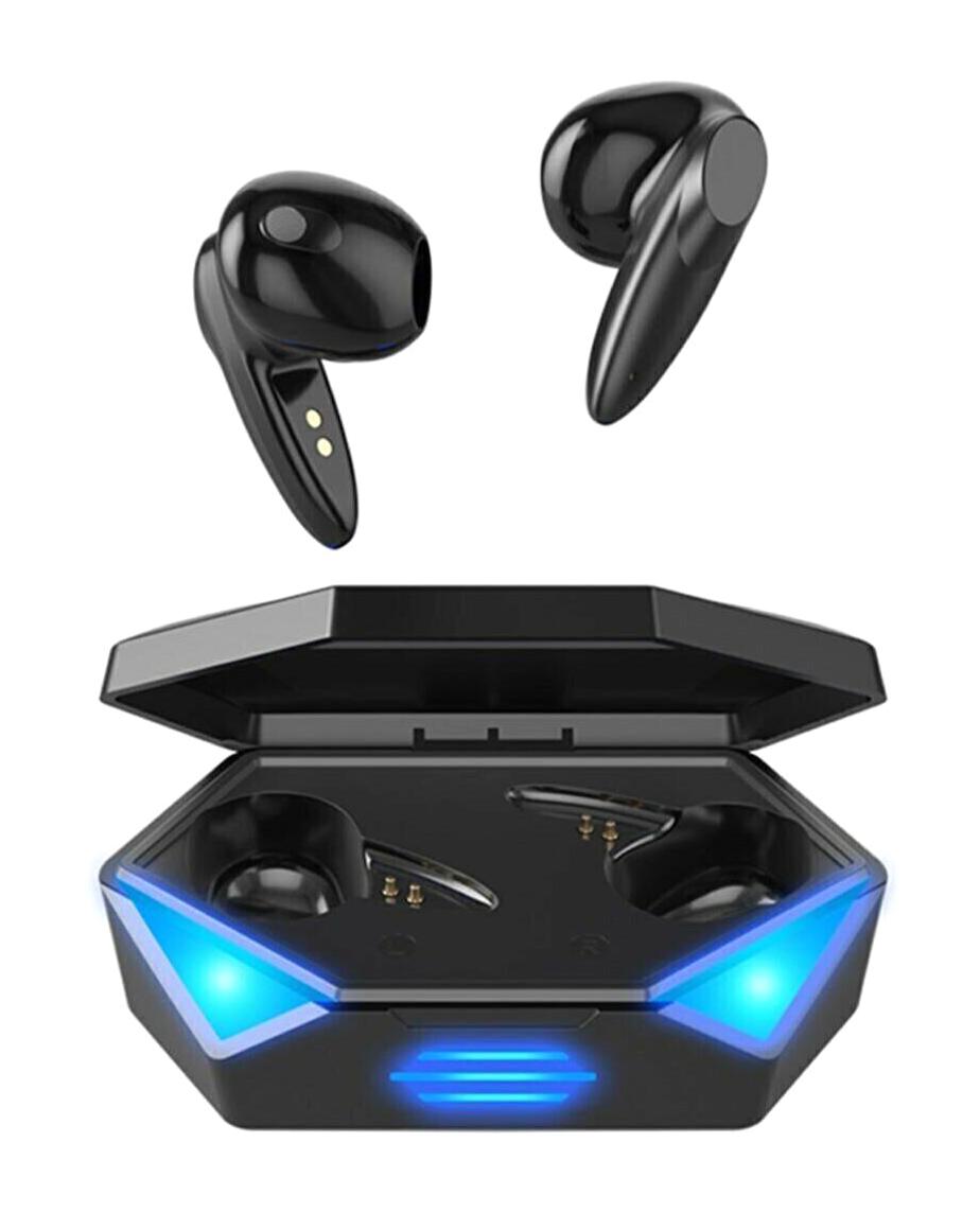 Blue İnter TG-G20 5.2 Işıklı Oyuncu Kablosuz Kulak İçi Bluetooth Kulaklık Siyah