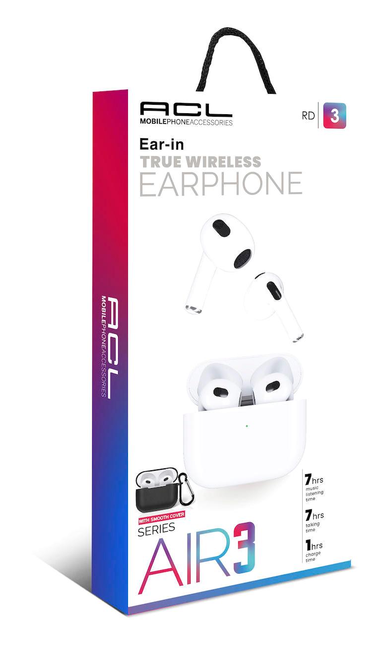 Acl RD3 5.0 Kulak İçi Bluetooth Kulaklık Beyaz