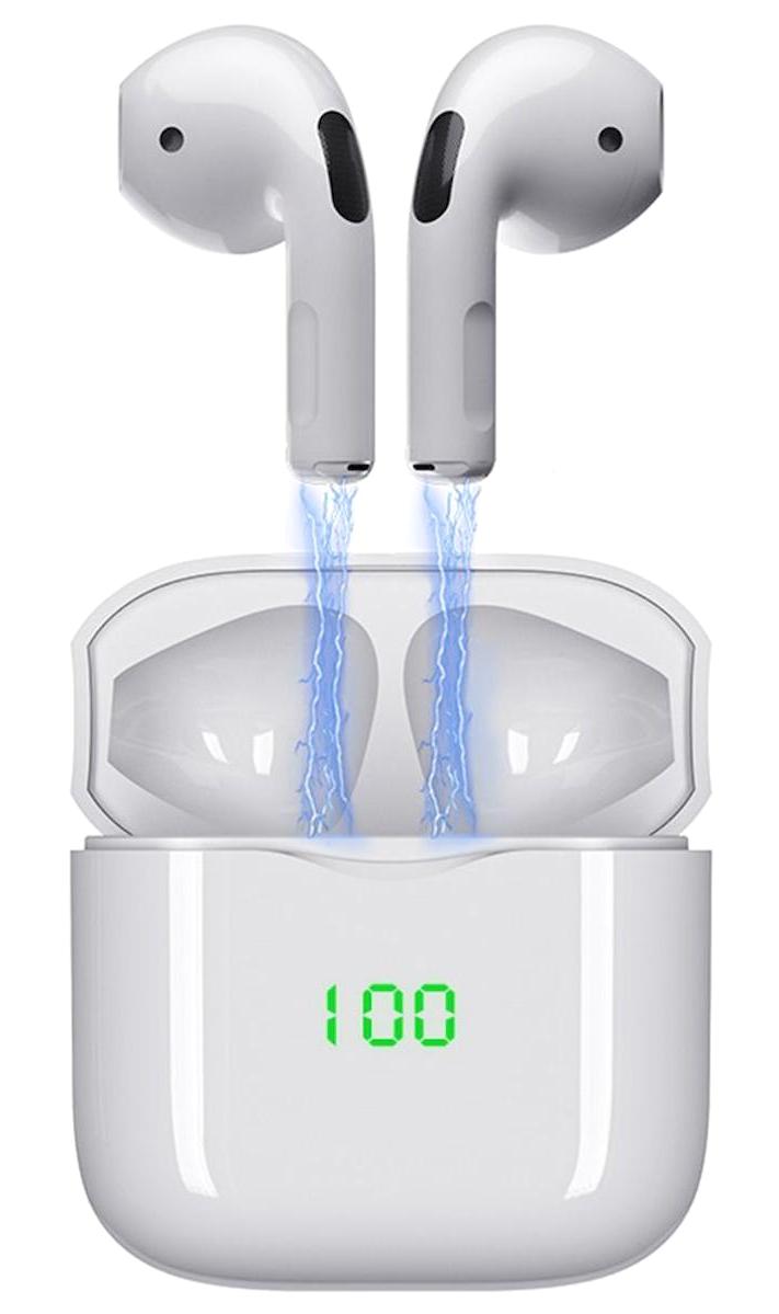 Konfulon BTS-21 Kablosuz Kulak İçi Bluetooth Kulaklık Beyaz