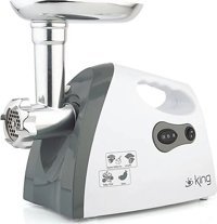 King K114T İçli Köfte Aparatlı Salça Aparatlı 2000 W Kıyma Makinesi