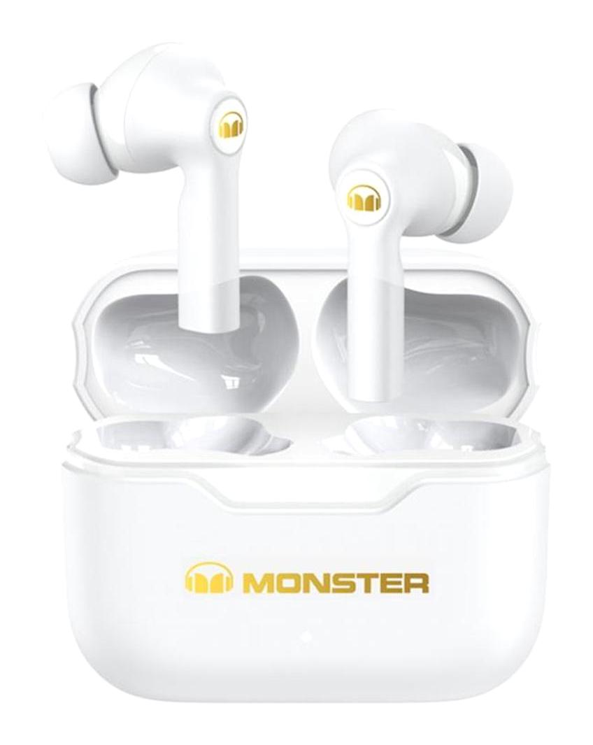 Monster XKT02 5.1 Gürültü Önleyici Kulak İçi Bluetooth Kulaklık Beyaz