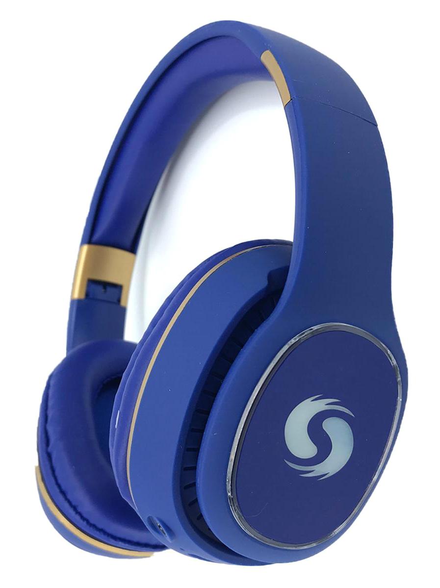 Sonia SN-Q7 Gürültü Önleyici Kulak Üstü Bluetooth Kulaklık Mavi