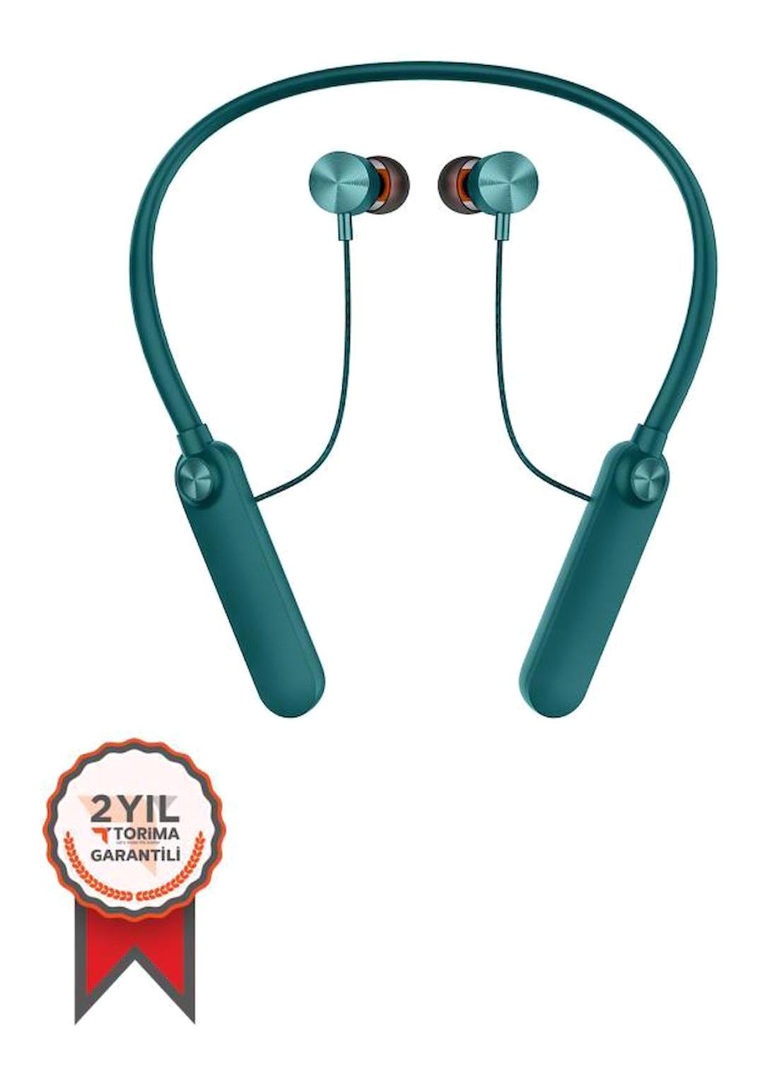 Torima TB-05 5.0 Kablosuz Kulak İçi Bluetooth Kulaklık Yeşil