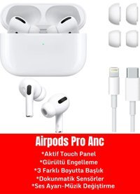 Bakeey AirPods Pro Anc 5.0 Gürültü Önleyici Kulak İçi Bluetooth Kulaklık Beyaz