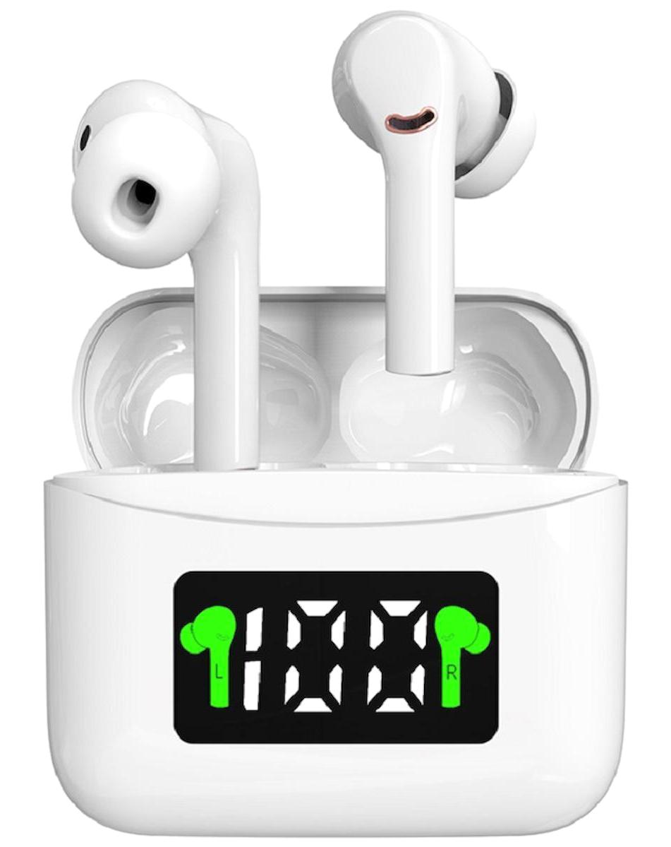 Native Audio Audio J5 5.2 Gürültü Önleyici Kablosuz Kulak İçi Bluetooth Kulaklık Beyaz