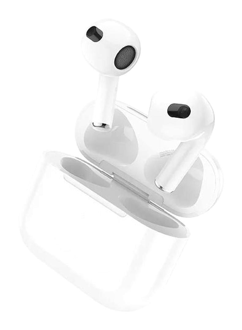 Polhammobile IP5X Su Geçirmez 5.3 Gürültü Önleyici Kulak İçi Bluetooth Kulaklık Beyaz