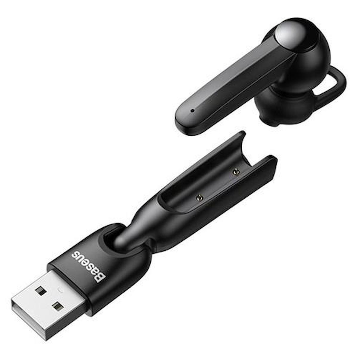 Baseus BT5.0V 5.0 Kablosuz Kulak İçi Bluetooth Kulaklık Siyah