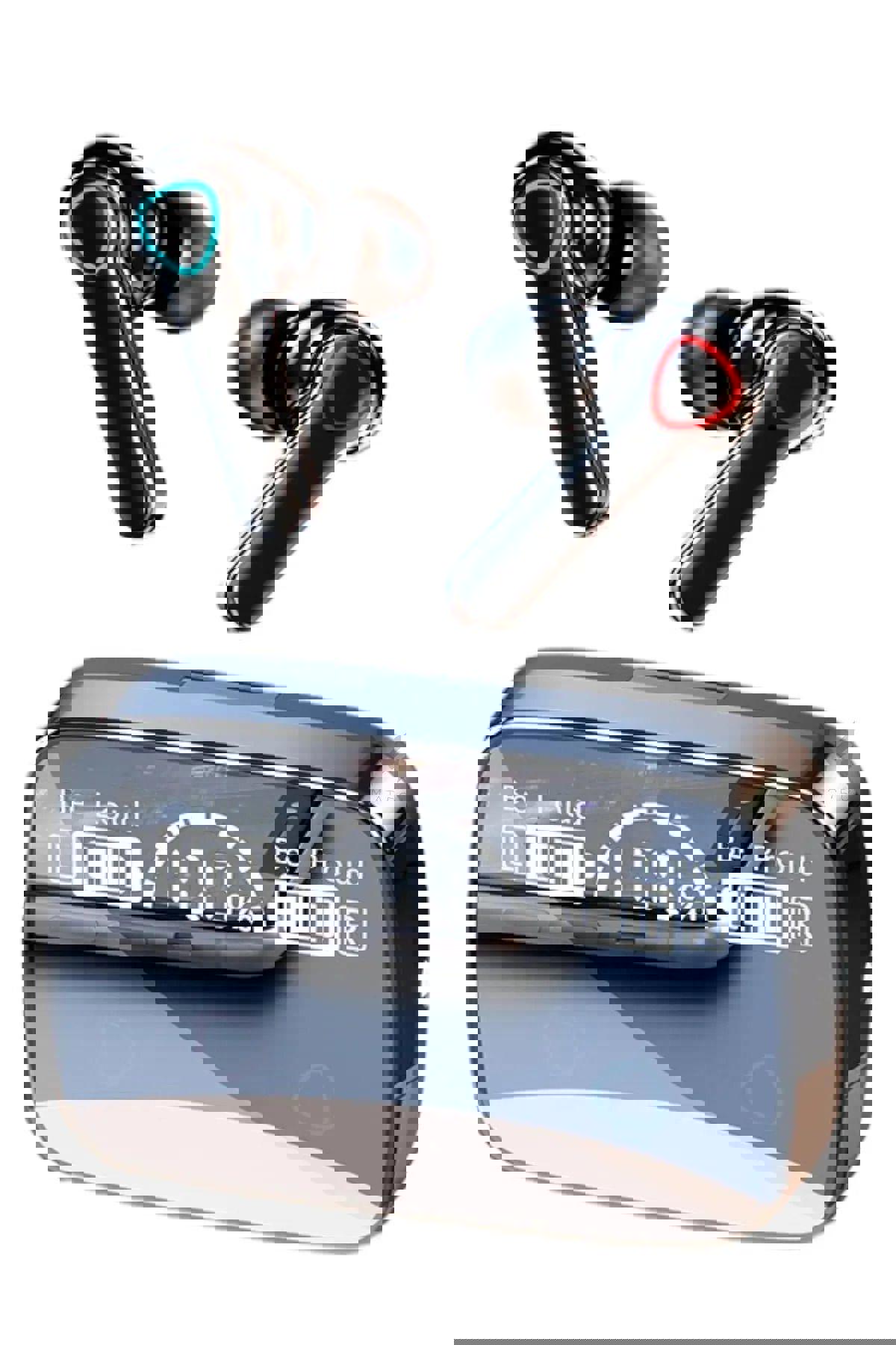 Blue İnter Pro M19 5.1 Gürültü Önleyici Kulak İçi Bluetooth Kulaklık Siyah