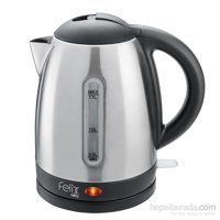 Felix FL387 Paslanmaz Çelik 1.7 lt 2200 W Işıklı Klasik Gri Kettle