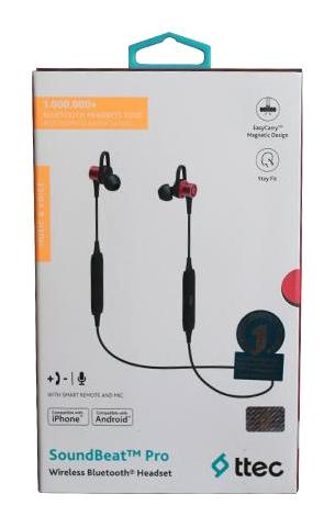 Ttec Soundbeat Pro Gürültü Önleyici Kulak İçi Bluetooth Kulaklık Kırmızı