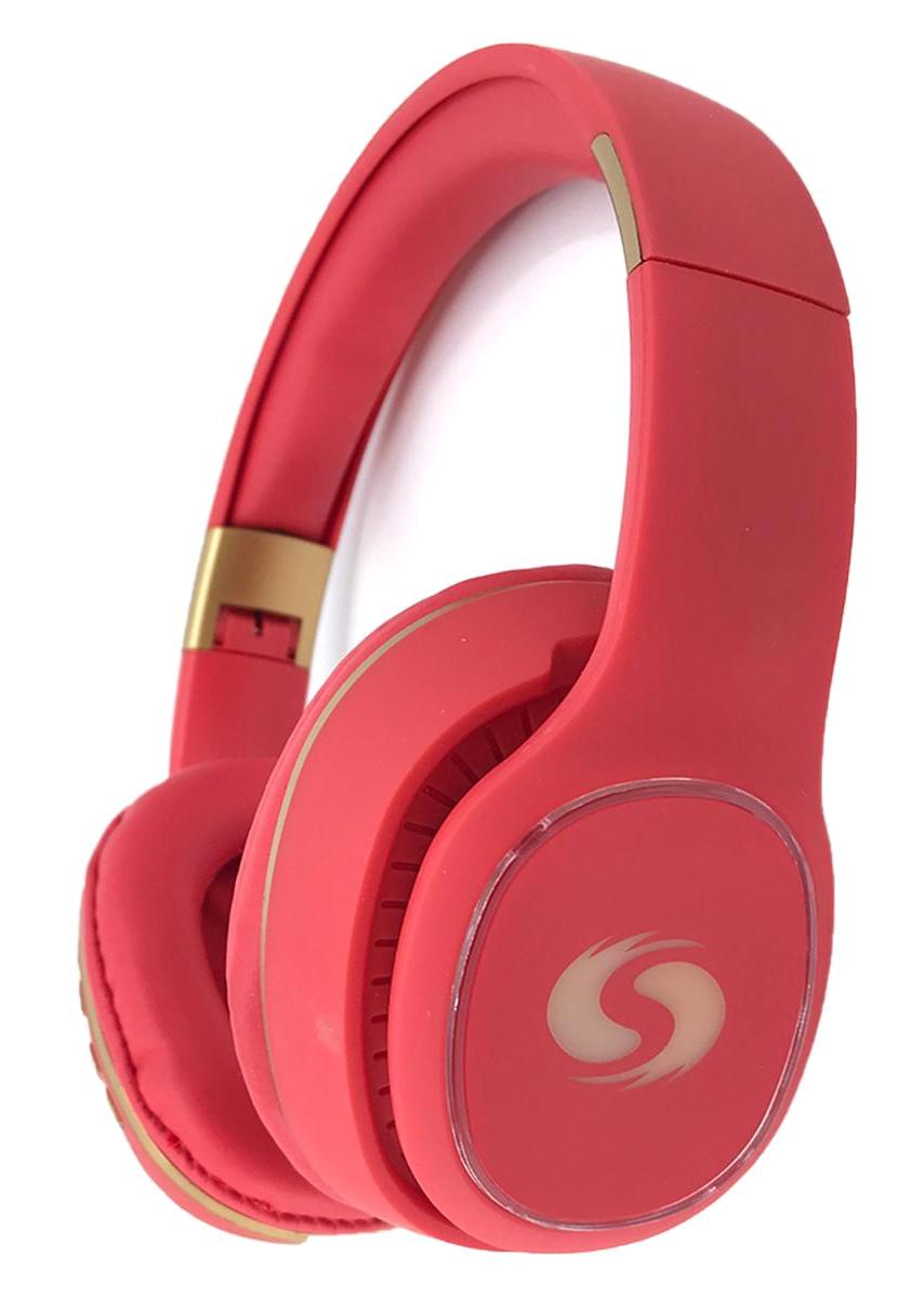Sonia SN-Q7 Gürültü Önleyici Kulak Üstü Bluetooth Kulaklık Kırmızı