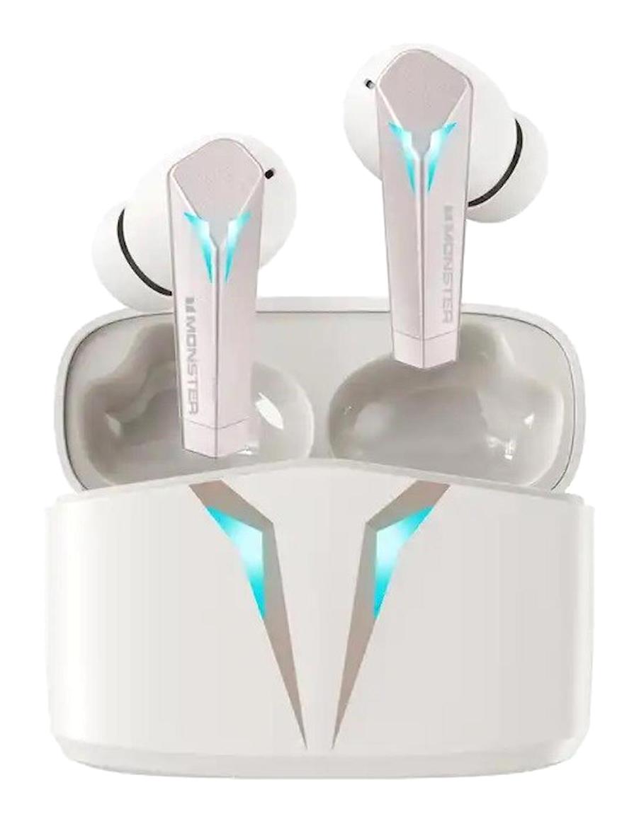 Monster XKT06 5.2 Gürültü Önleyici Kulak İçi Bluetooth Kulaklık Beyaz