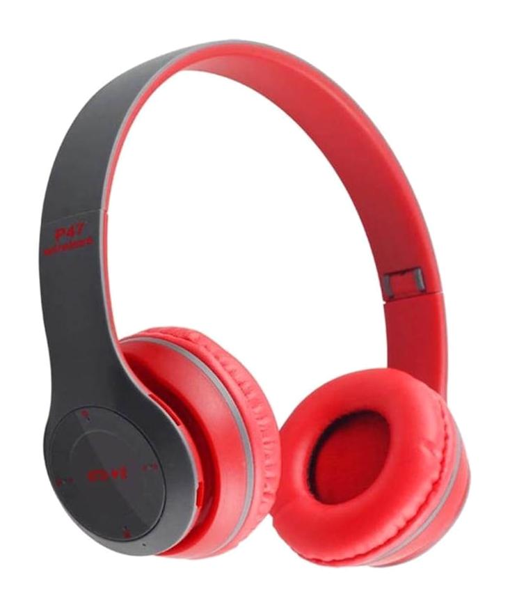 Concord P47 5.0 Kulak Üstü Bluetooth Kulaklık Kırmızı