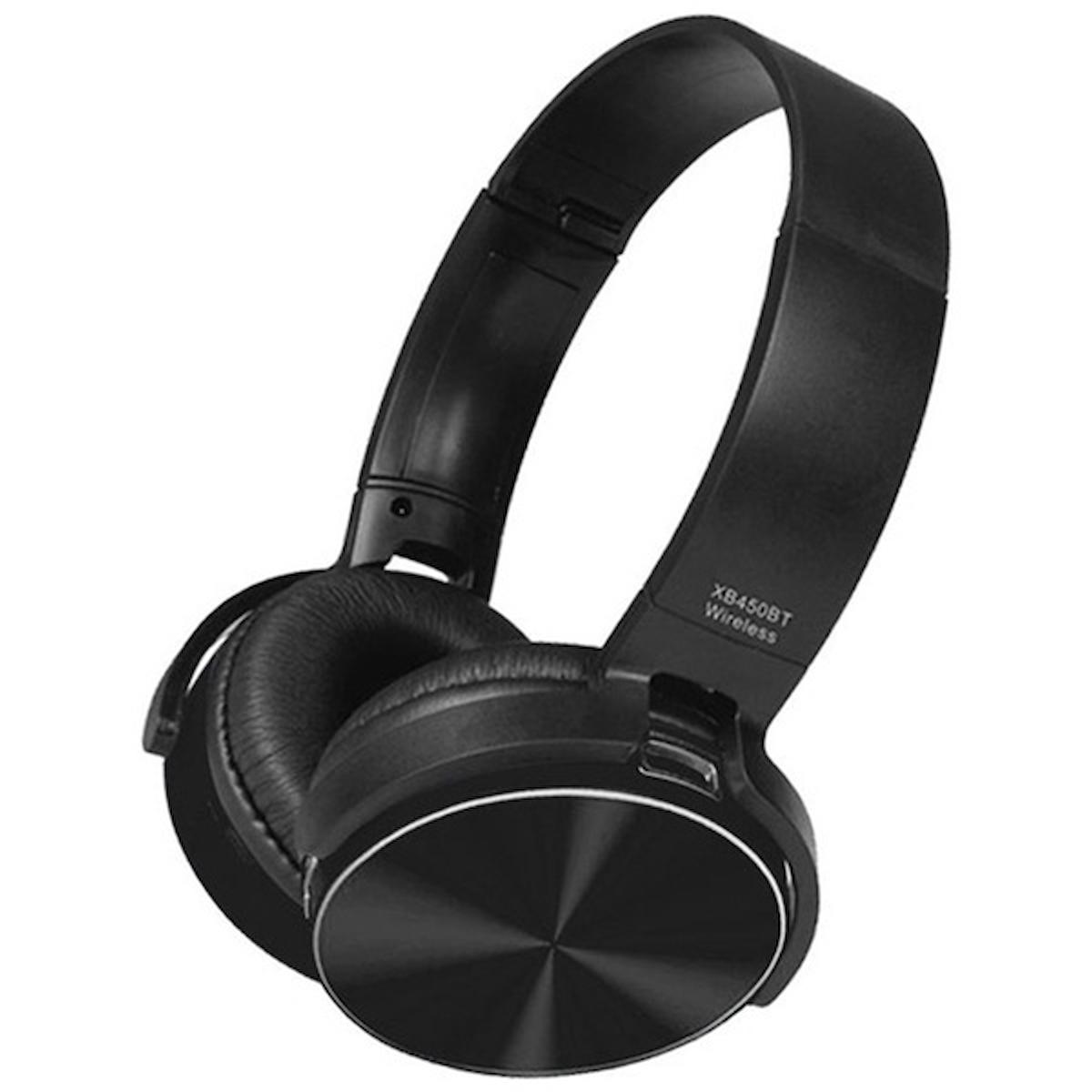 Ally 450 BT 5.0 Kablosuz Kulak Üstü Bluetooth Kulaklık Siyah