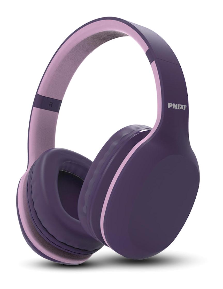 Phixi HP400 5.0 Kulak Üstü Bluetooth Kulaklık Mor