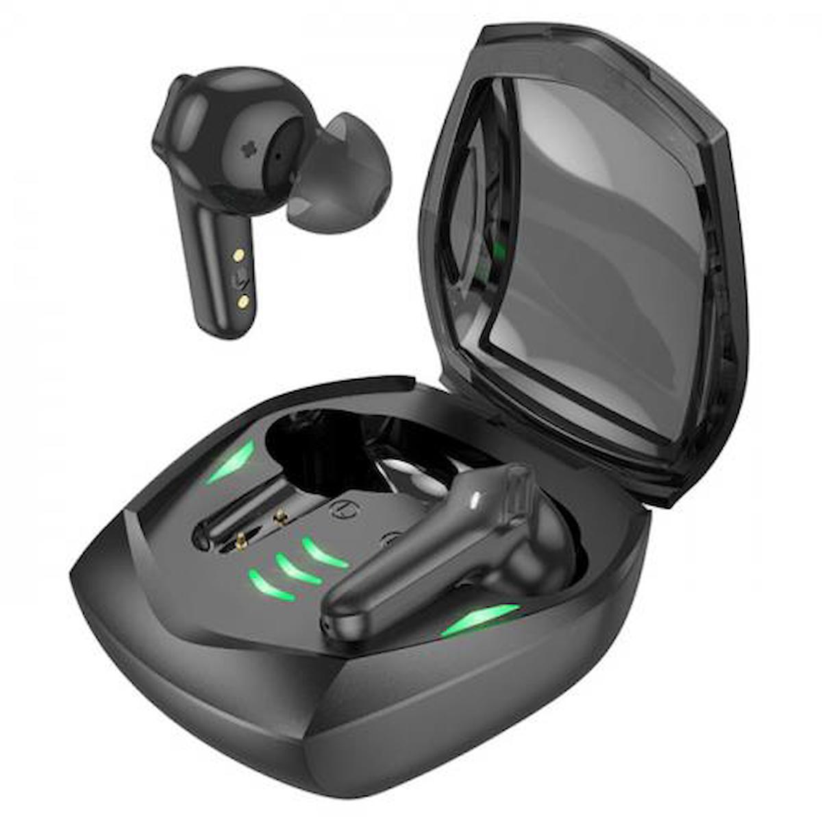 Polhammobile Oyun Modlu 5.3 Oyuncu Kulak İçi Bluetooth Kulaklık Siyah