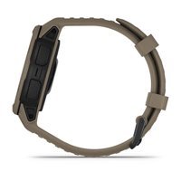 Garmin Instinct 2 Solar Tactical Su Geçirmez 45 mm Silikon Kordon Yuvarlak Erkek Akıllı Saat Coyote Tan