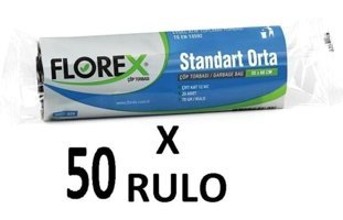Florex Orta Boy 55x60 cm 2x50 Adet Çöp Poşeti
