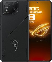 Asus ROG Phone 8 Pro 512 GB Hafıza 16 GB Ram 6.75 inç 50 MP AMOLED Ekran Android Akıllı Cep Telefonu Siyah